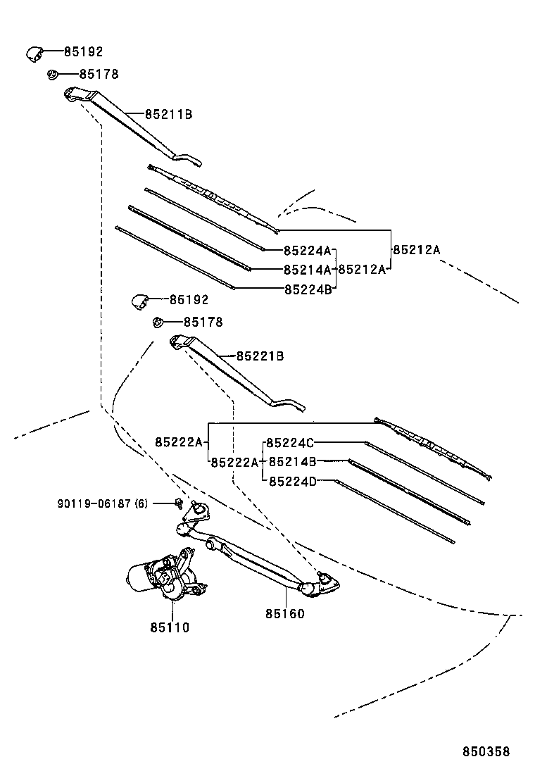  RAV4 EV |  WINDSHIELD WIPER