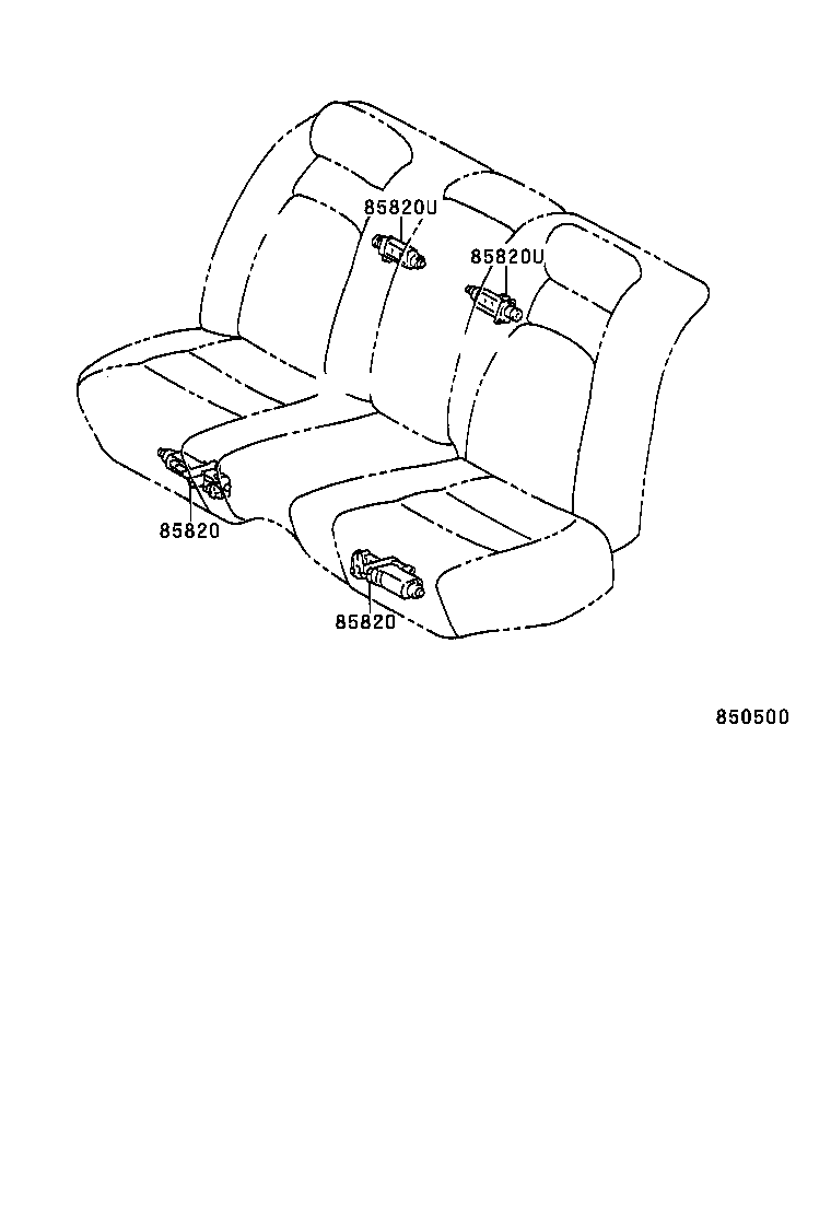  LS400 |  SEAT MOTOR SEAT HEATER