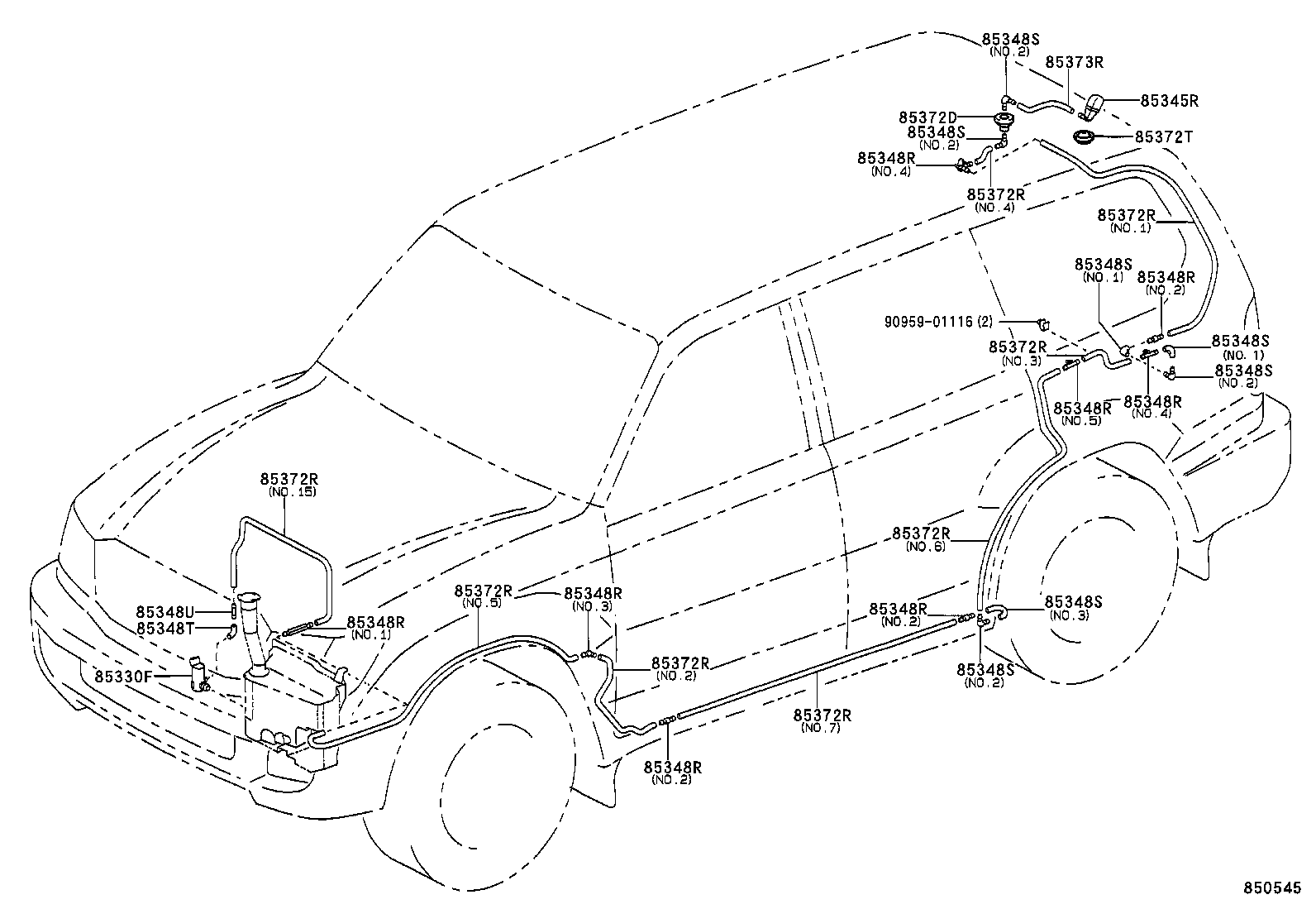  LX470 |  REAR WASHER