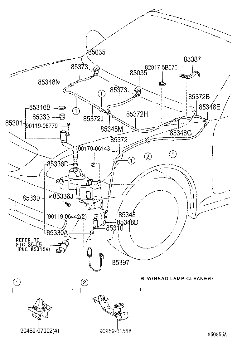 SC430 |  WINDSHIELD WASHER