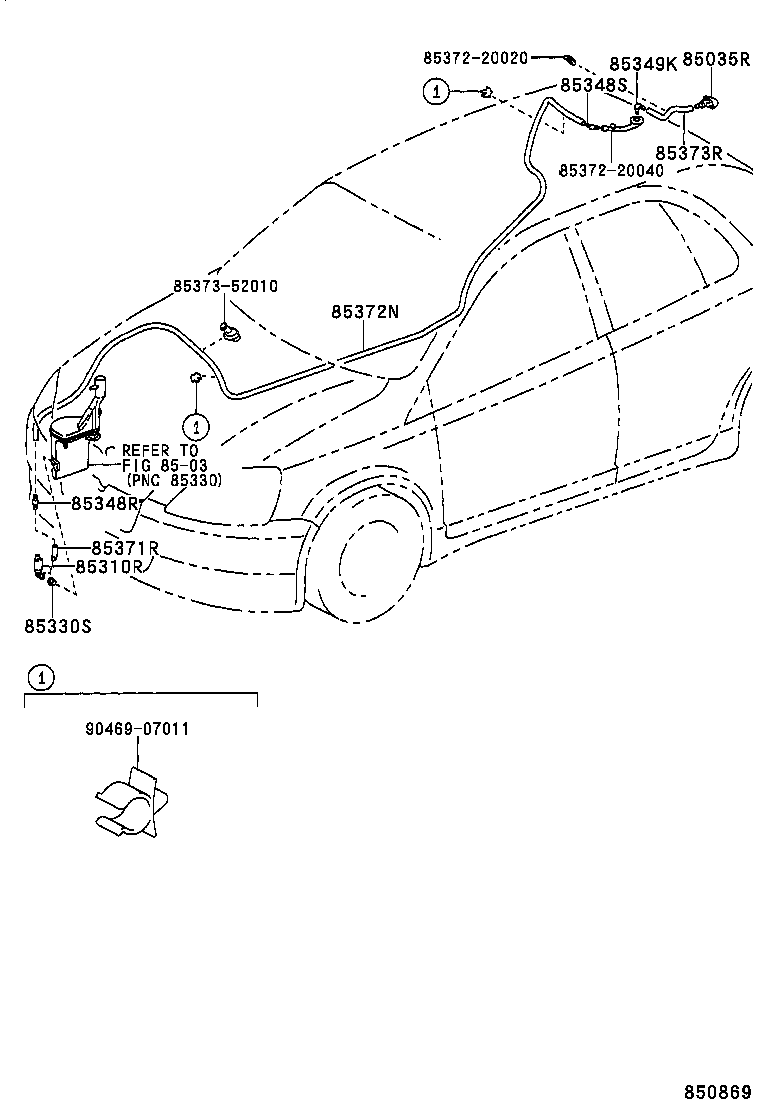  YARIS FRP |  REAR WASHER