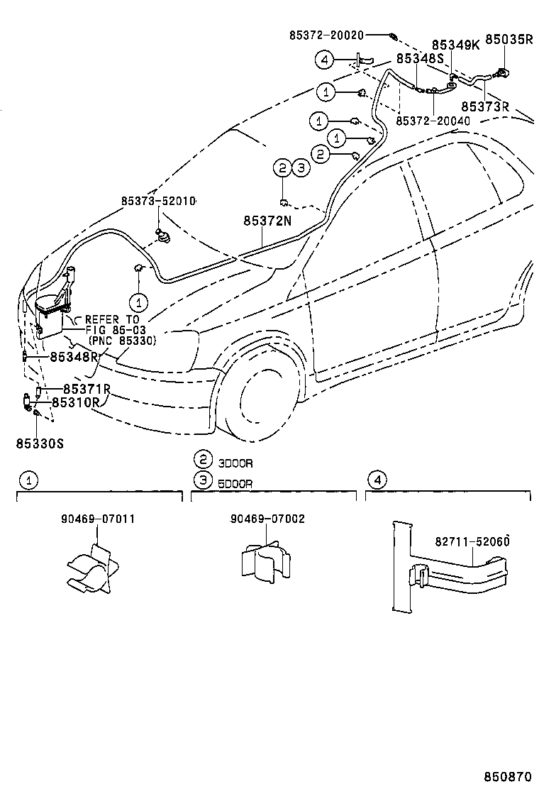  YARIS FRP |  REAR WASHER