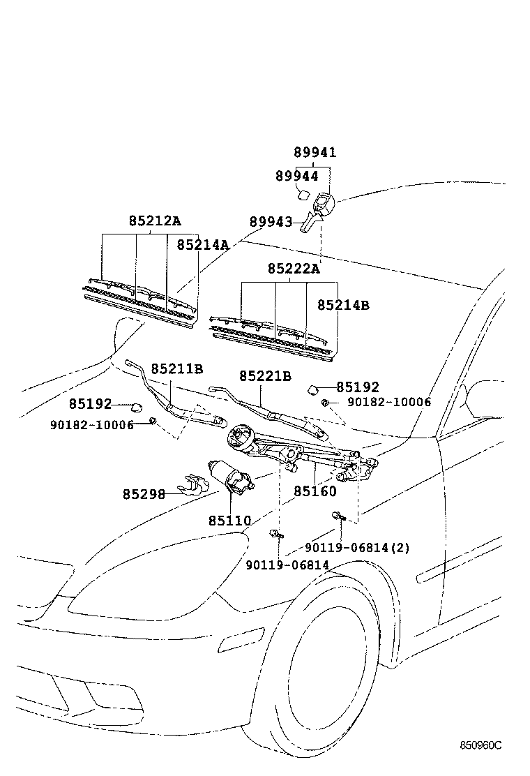  ES300 330 |  WINDSHIELD WIPER