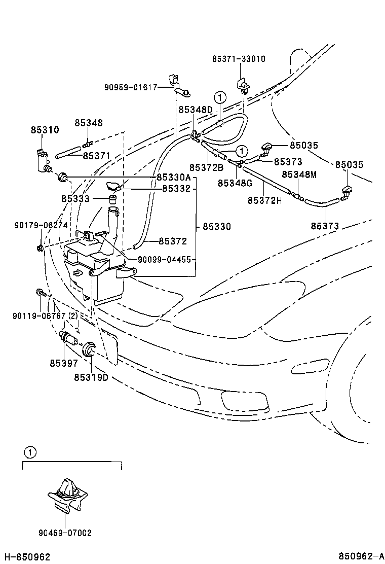  ES300 330 |  WINDSHIELD WASHER