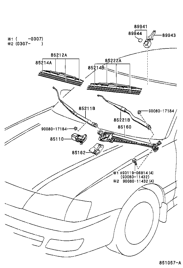  AVALON |  WINDSHIELD WIPER