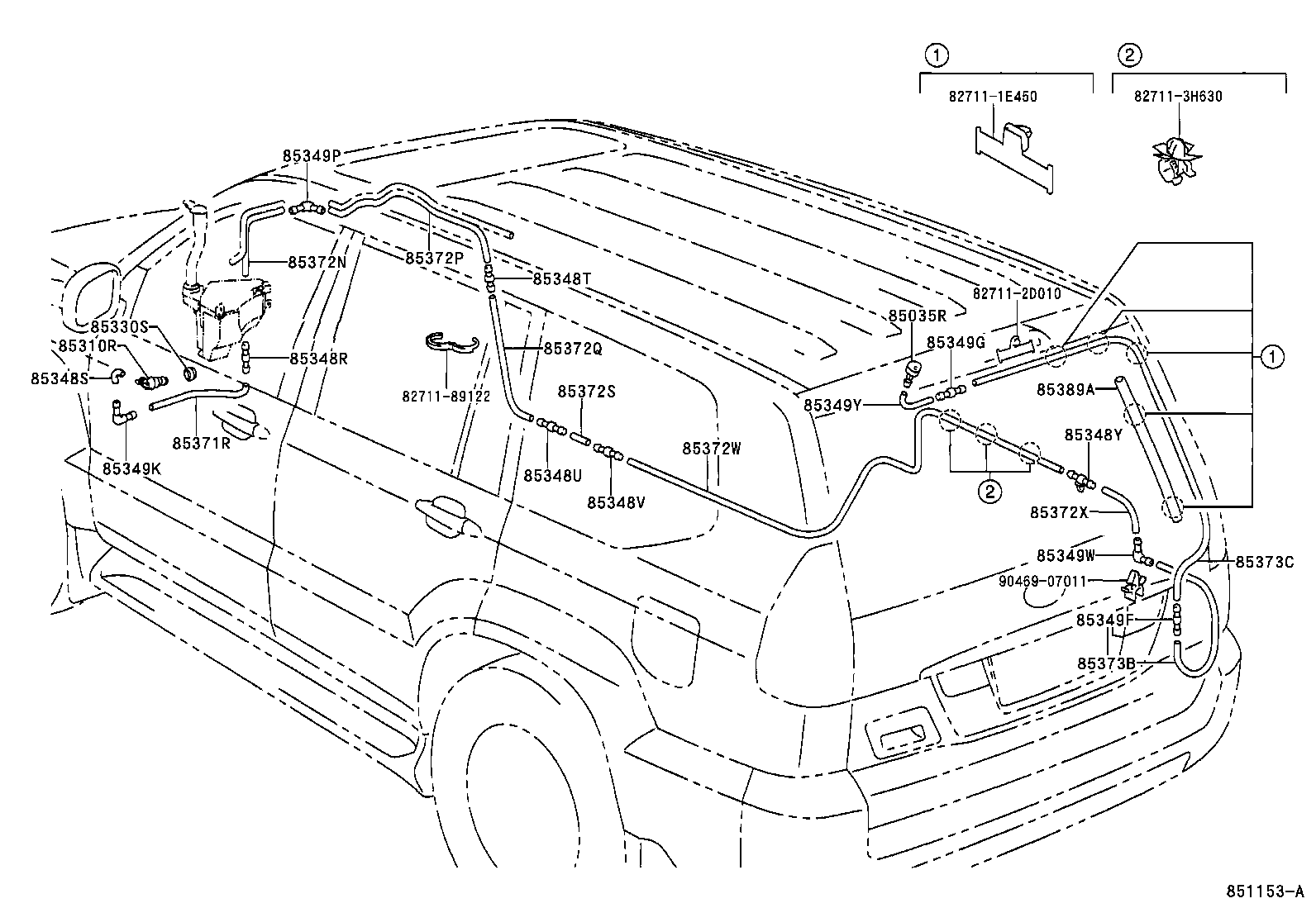  GX470 |  REAR WASHER