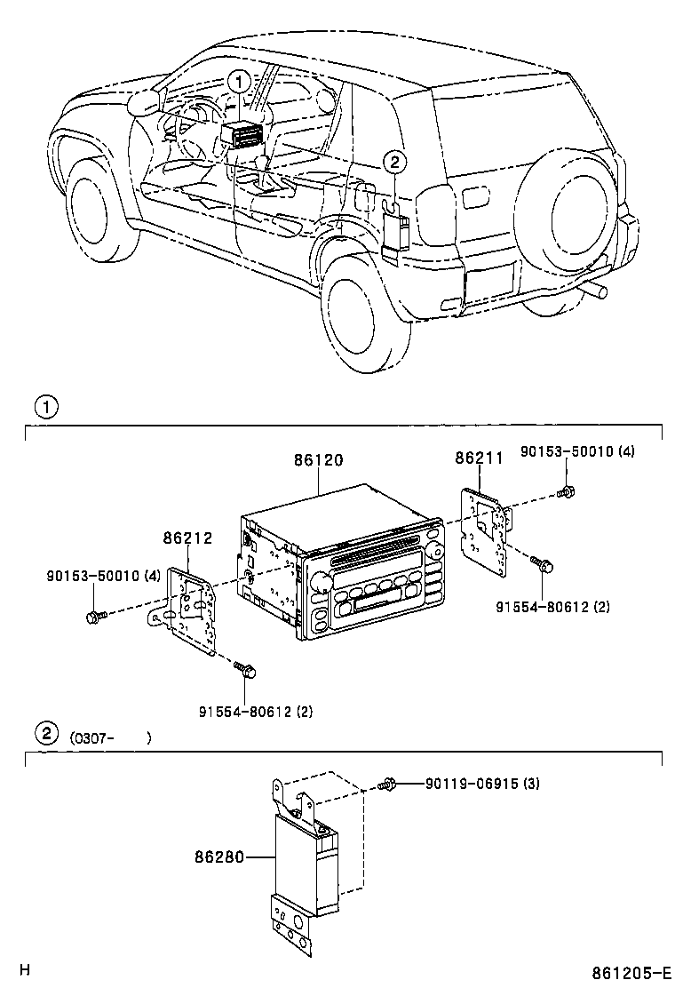  RAV4 |  RADIO RECEIVER AMPLIFIER CONDENSER