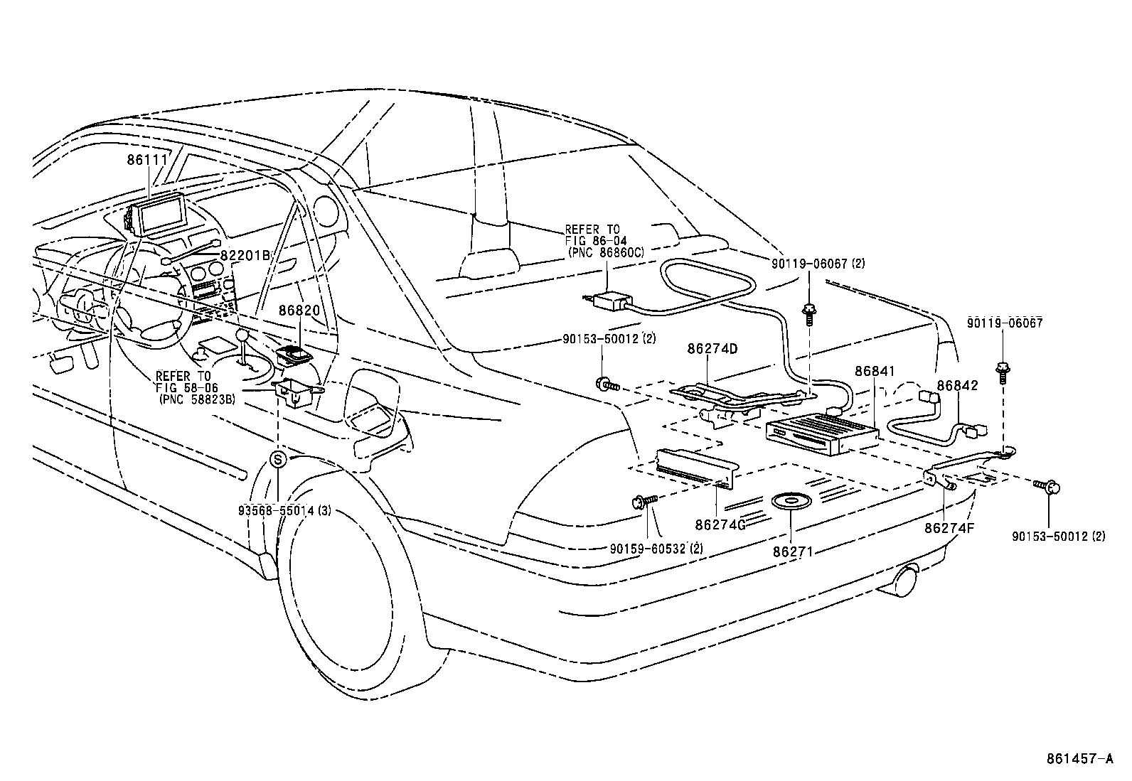  IS300 |  NAVIGATION FRONT MONITOR DISPLAY