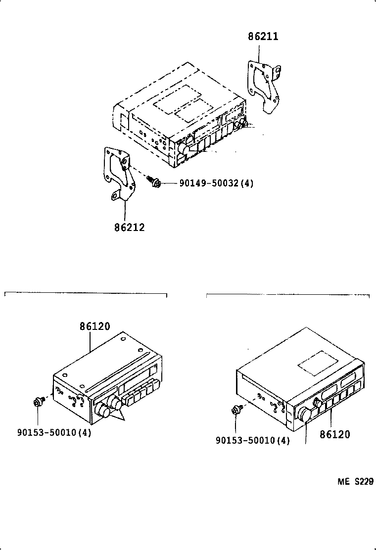  4 RUNNER TRUCK |  RADIO RECEIVER AMPLIFIER CONDENSER