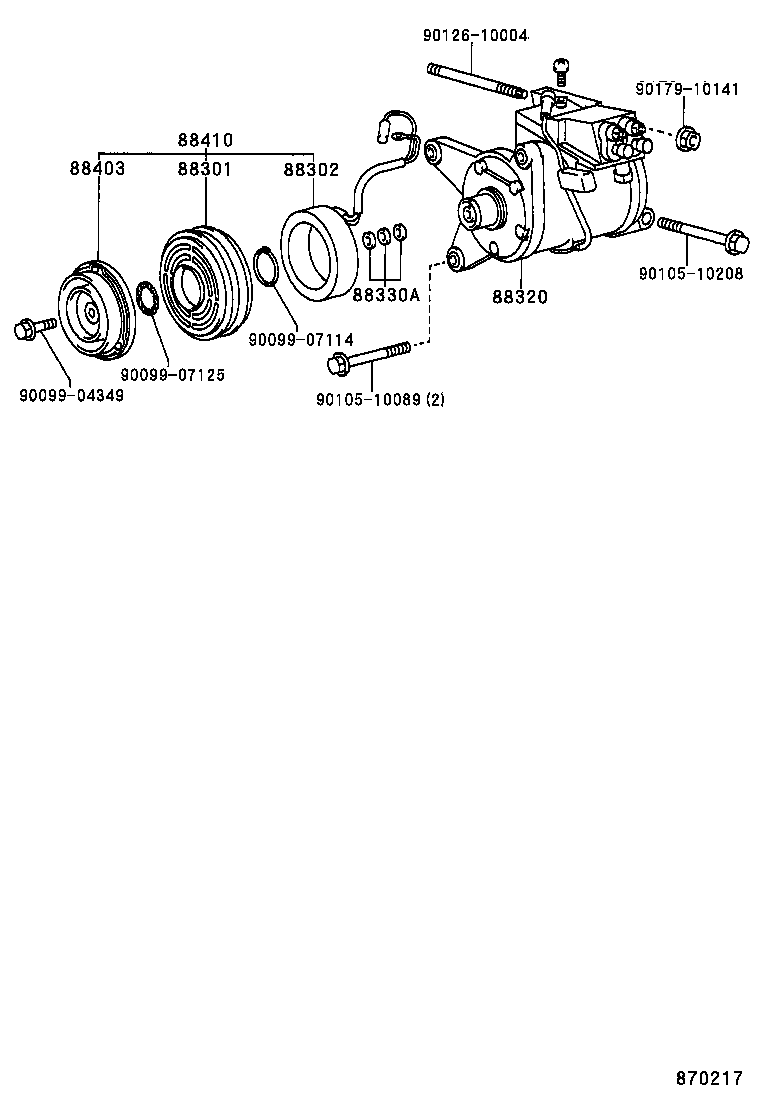  SC300 400 |  HEATING AIR CONDITIONING COMPRESSOR