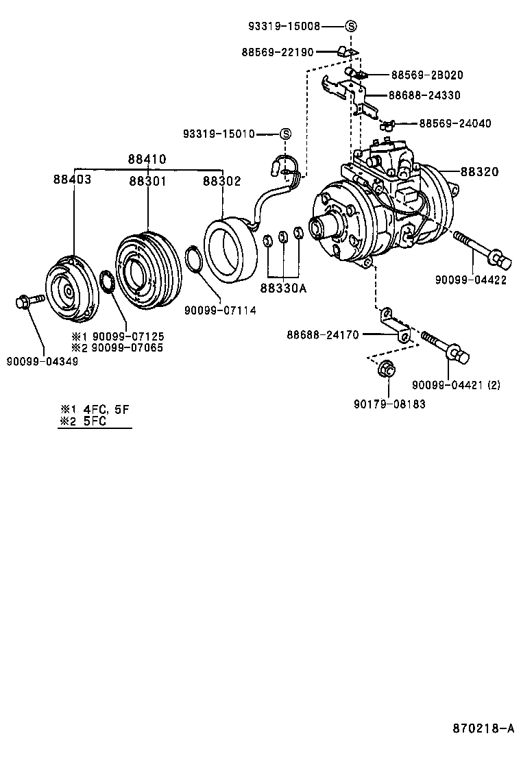  SC300 400 |  HEATING AIR CONDITIONING COMPRESSOR