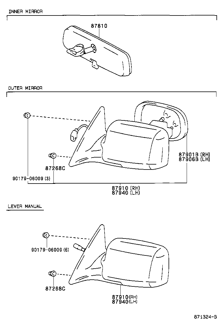  CAMRY JPP |  MIRROR