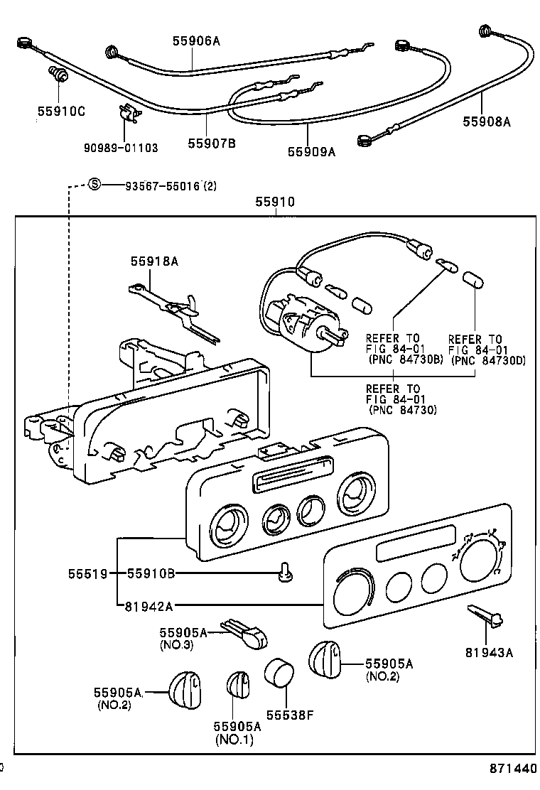  SIENNA |  HEATING AIR CONDITIONING CONTROL AIR DUCT