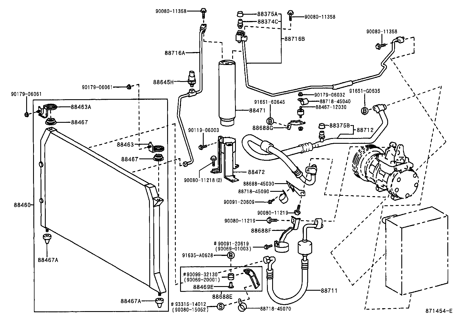  SIENNA |  HEATING AIR CONDITIONING COOLER PIPING