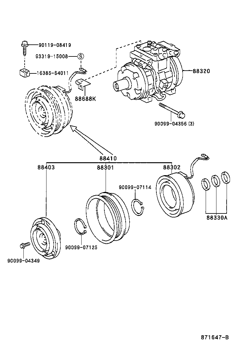  CAMRY JPP |  HEATING AIR CONDITIONING COMPRESSOR