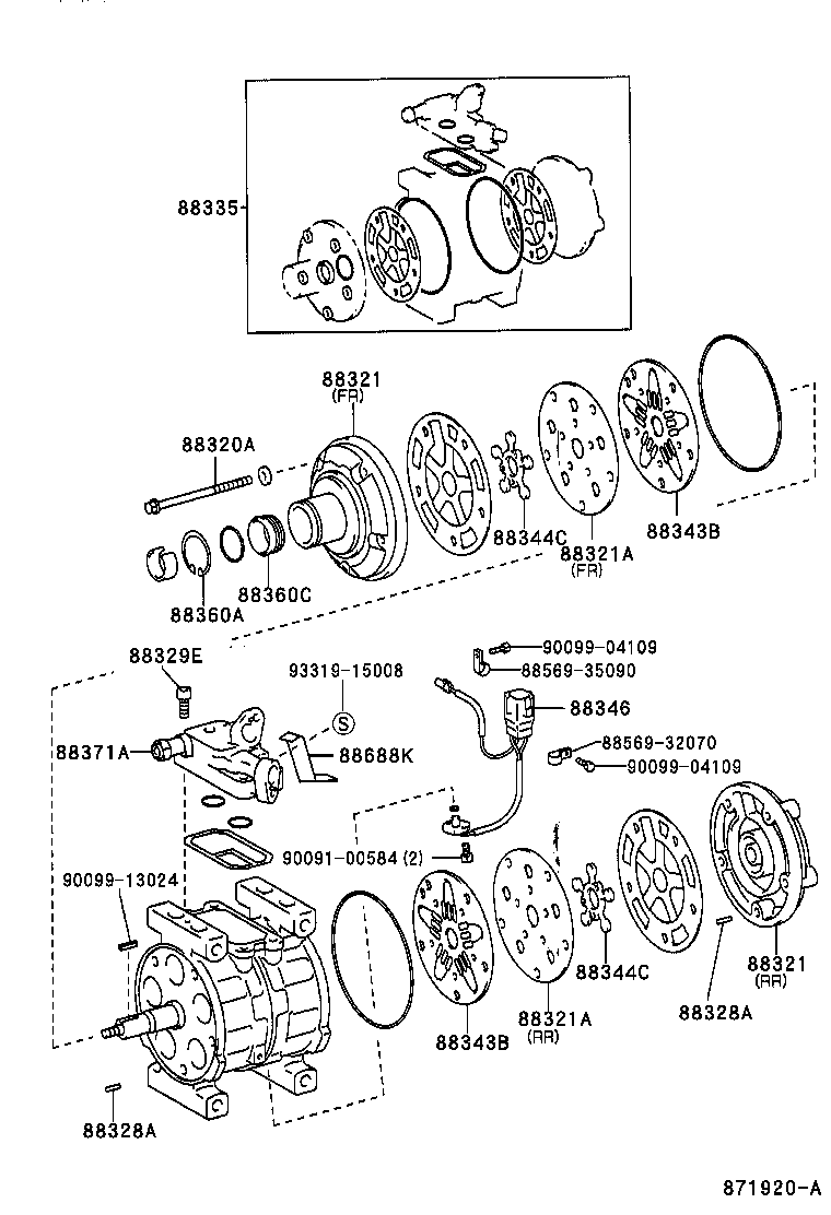  RAV4 |  HEATING AIR CONDITIONING COMPRESSOR