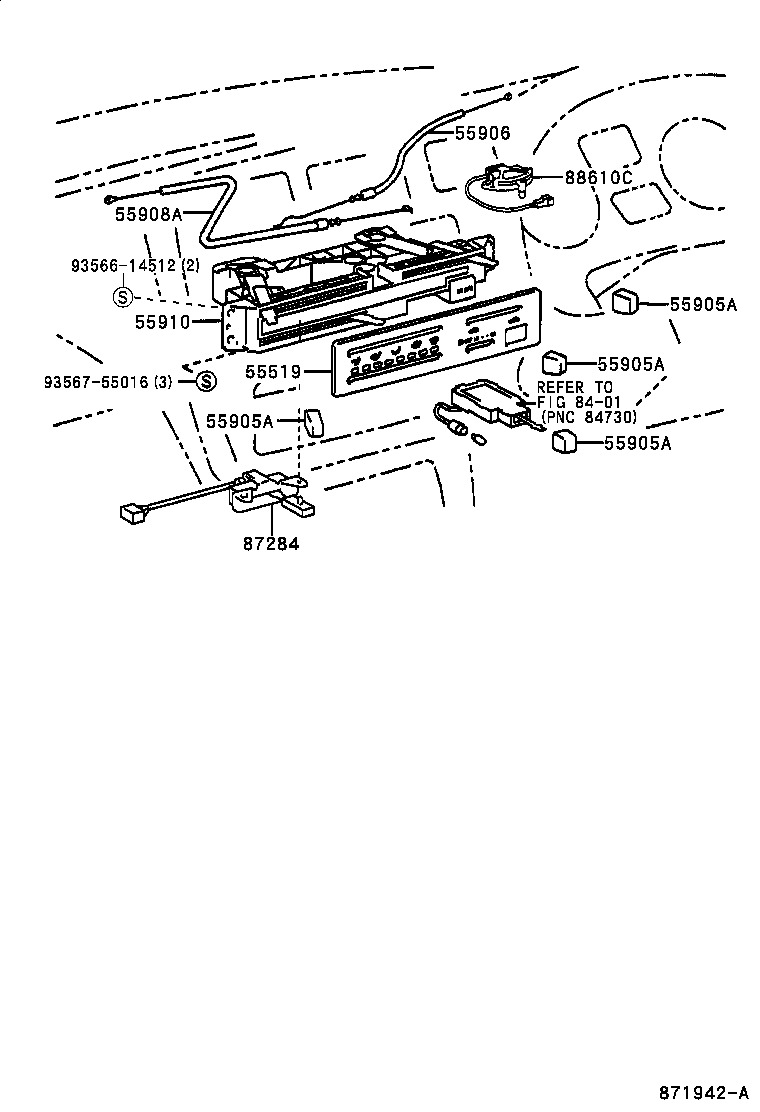  RAV4 EV |  HEATING AIR CONDITIONING CONTROL AIR DUCT