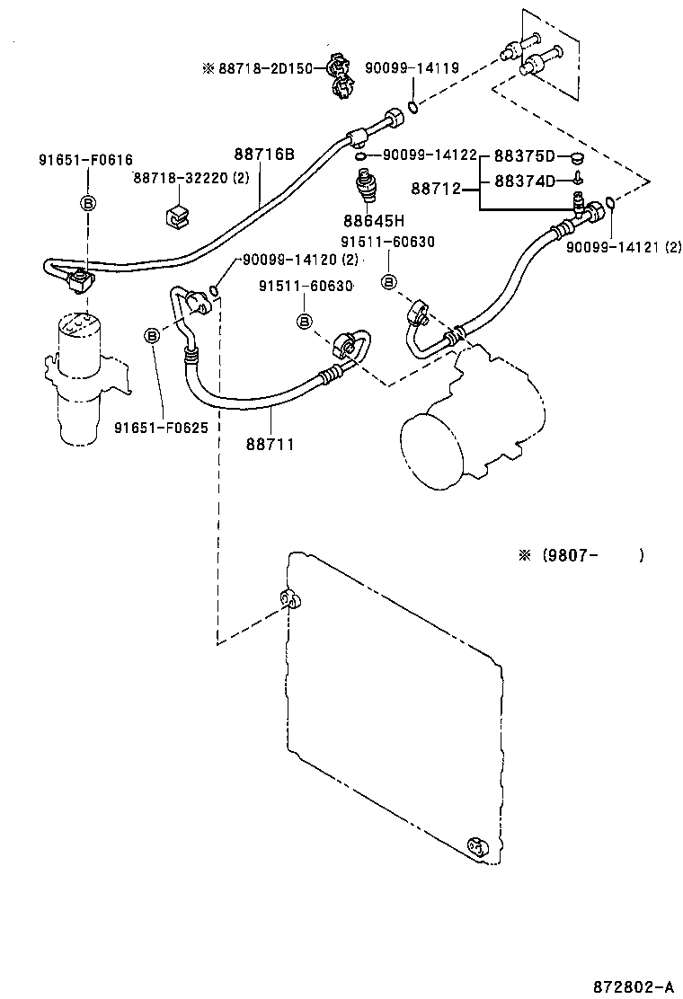  4RUNNER |  HEATING AIR CONDITIONING COOLER PIPING