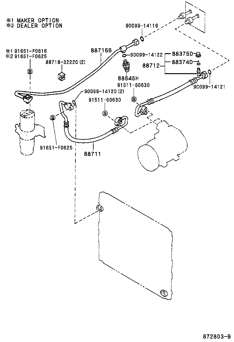  4RUNNER |  HEATING AIR CONDITIONING COOLER PIPING