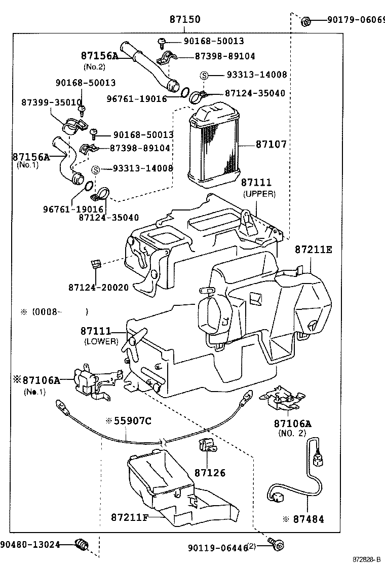  4RUNNER |  HEATING AIR CONDITIONING HEATER UNIT BLOWER