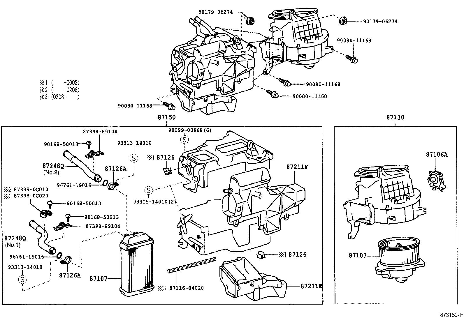 TUNDRA | HEATING AIR CONDITIONING HEATER UNIT BLOWER
