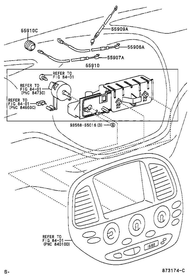  TUNDRA |  HEATING AIR CONDITIONING CONTROL AIR DUCT