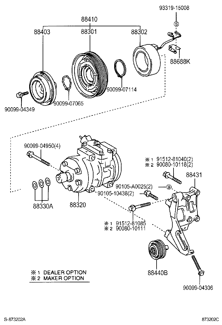  TUNDRA |  HEATING AIR CONDITIONING COMPRESSOR