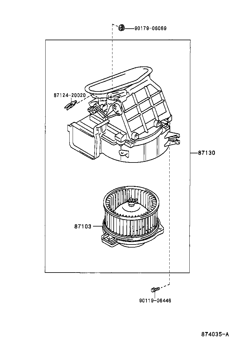  4RUNNER |  HEATING AIR CONDITIONING HEATER UNIT BLOWER