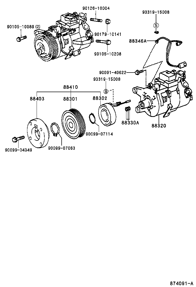  IS300 |  HEATING AIR CONDITIONING COMPRESSOR