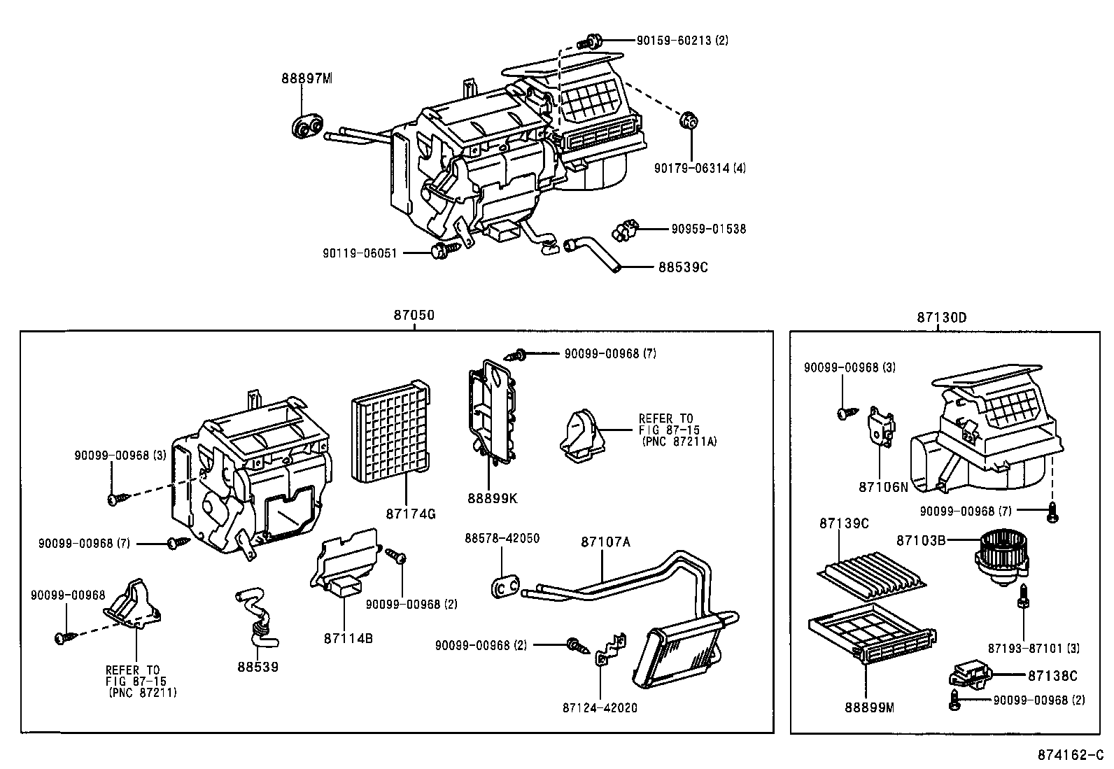  RAV4 |  HEATING AIR CONDITIONING COOLER UNIT