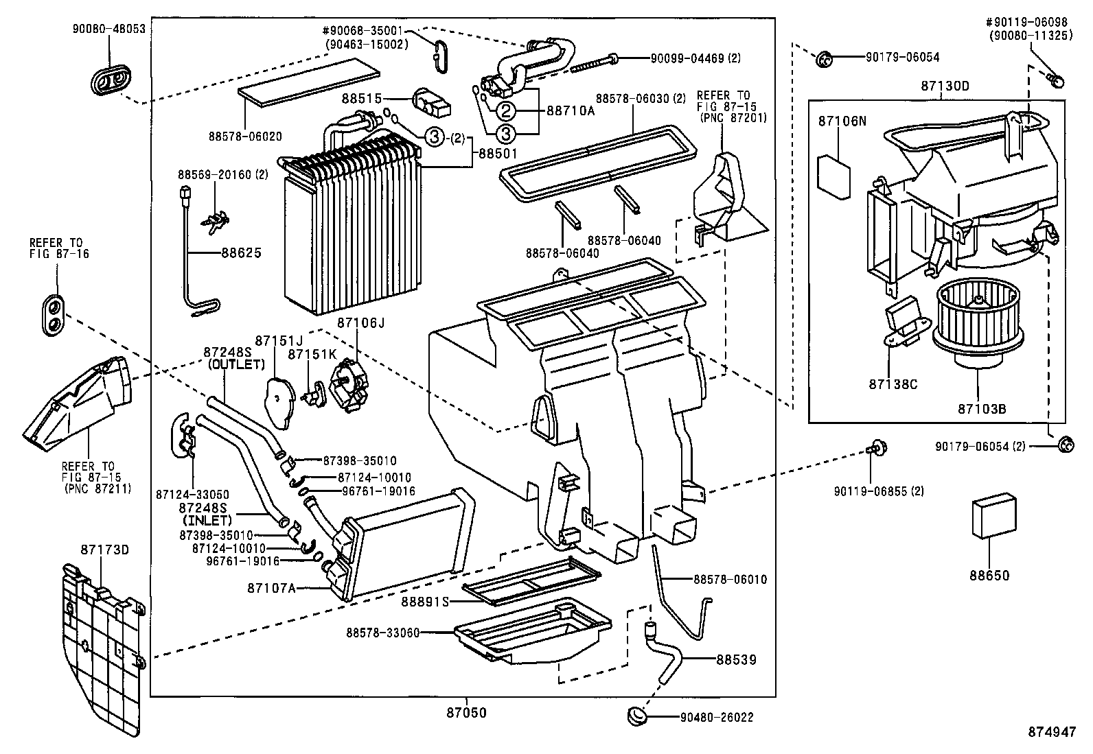  SOLARA |  HEATING AIR CONDITIONING COOLER UNIT