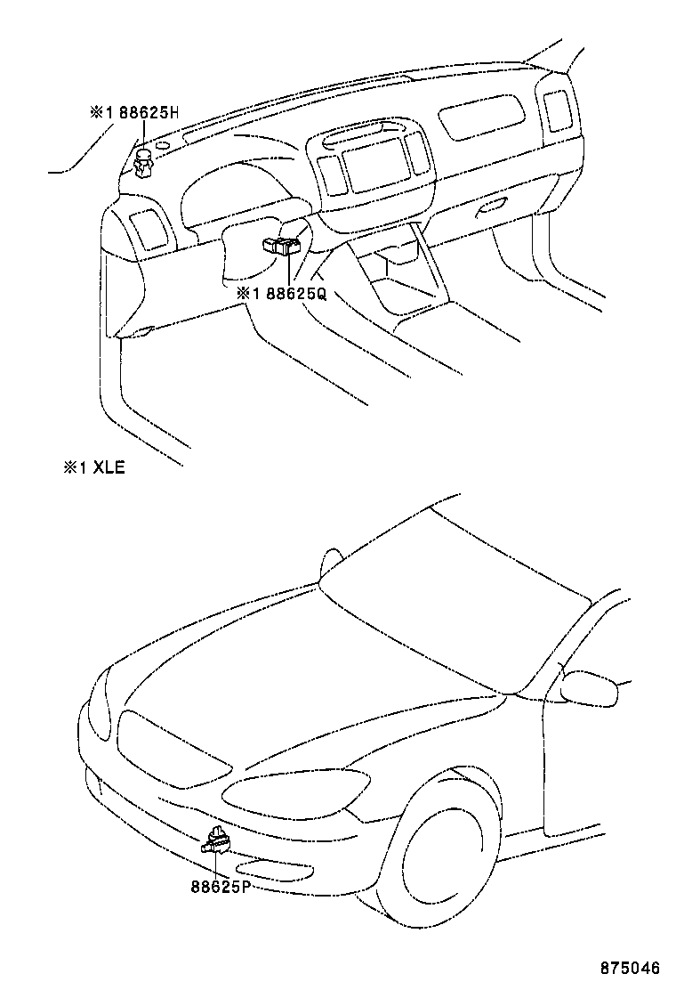  CAMRY NAP |  HEATING AIR CONDITIONING CONTROL AIR DUCT
