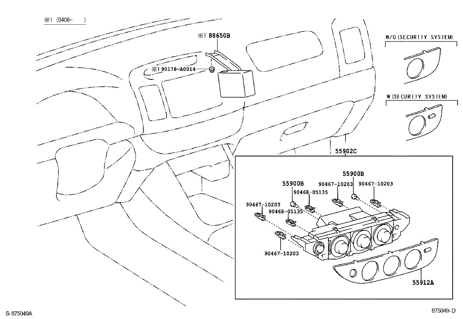  CAMRY NAP |  HEATING AIR CONDITIONING CONTROL AIR DUCT