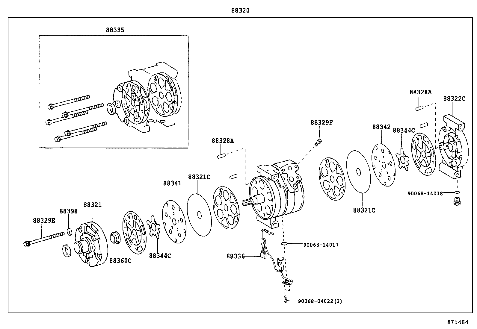  CAMRY NAP |  HEATING AIR CONDITIONING COMPRESSOR