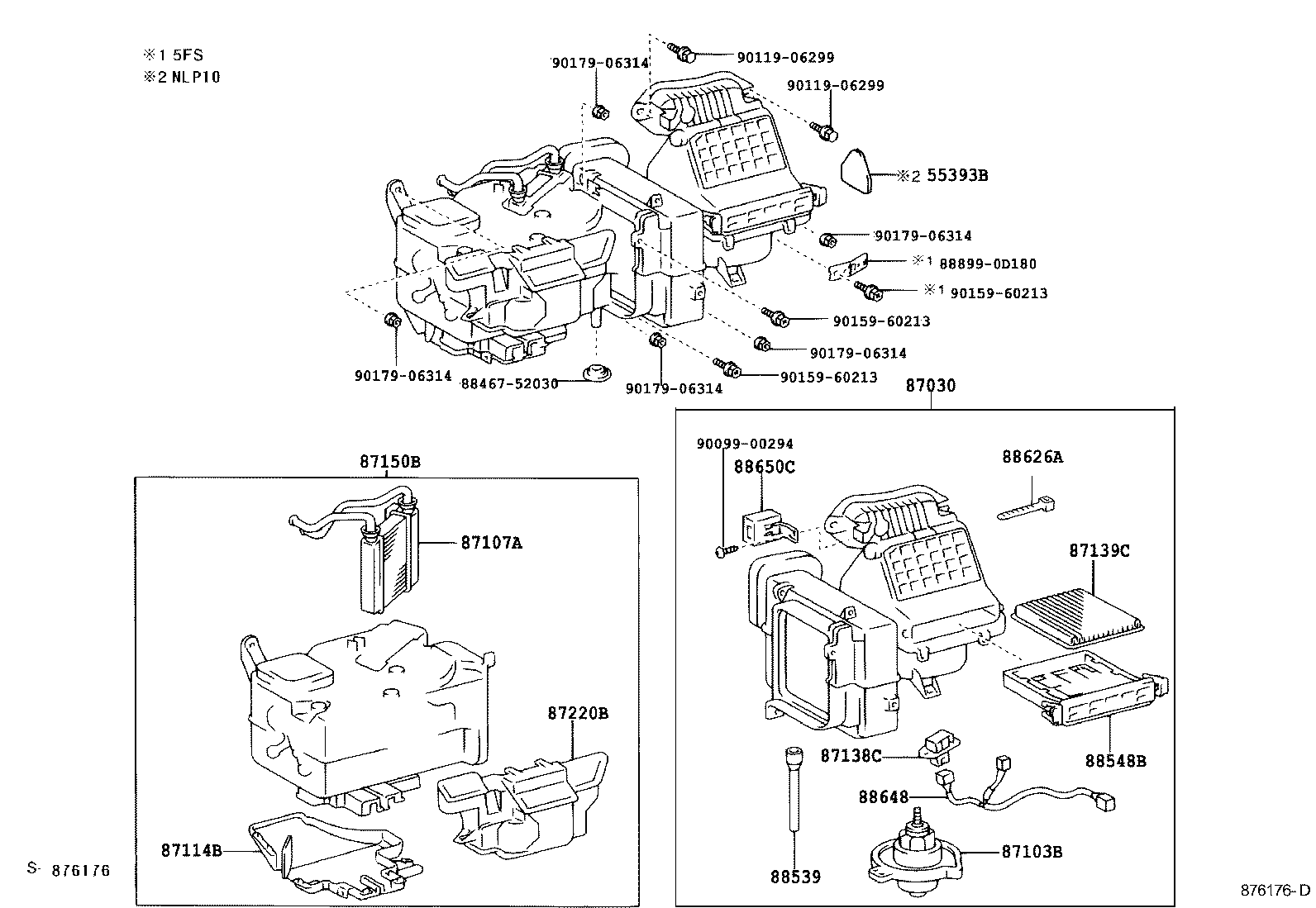  YARIS FRP |  HEATING AIR CONDITIONING COOLER UNIT