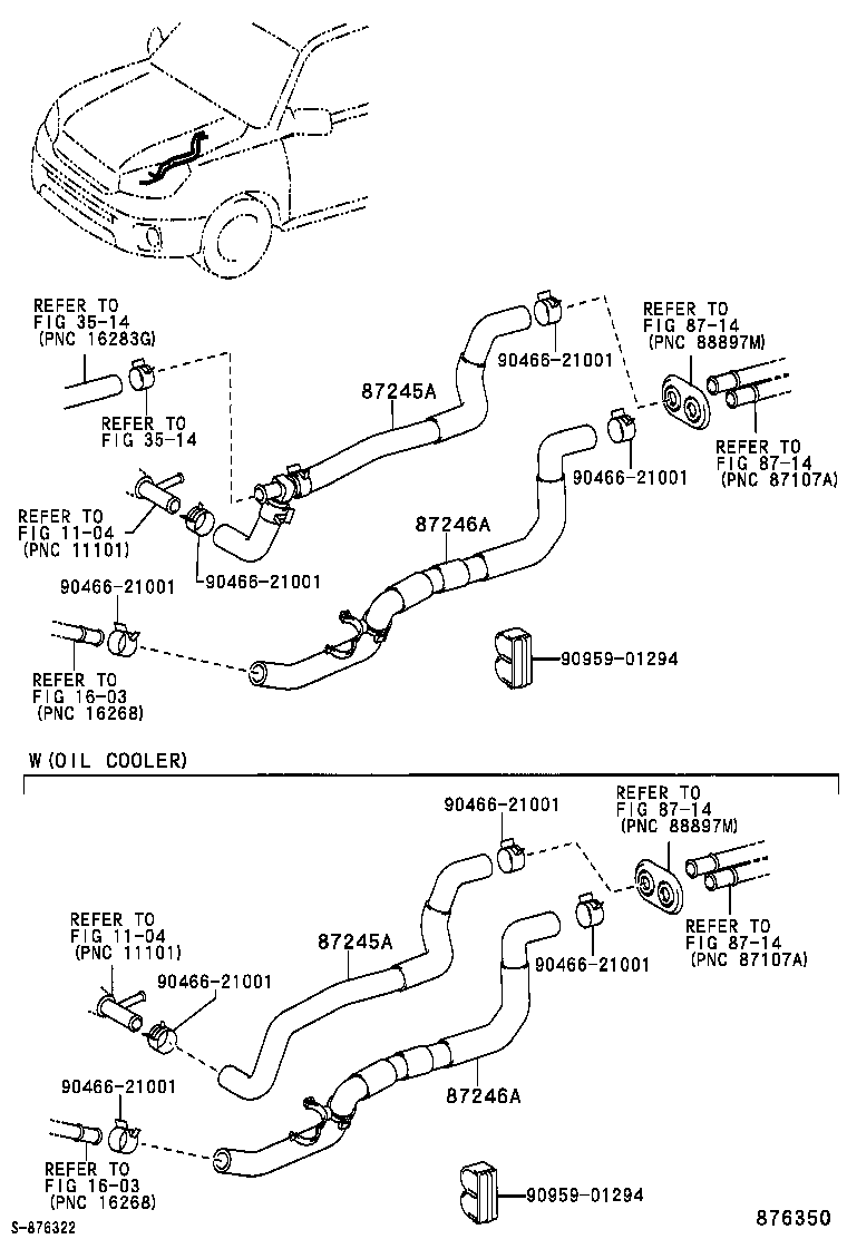  RAV4 |  HEATING AIR CONDITIONING WATER PIPING