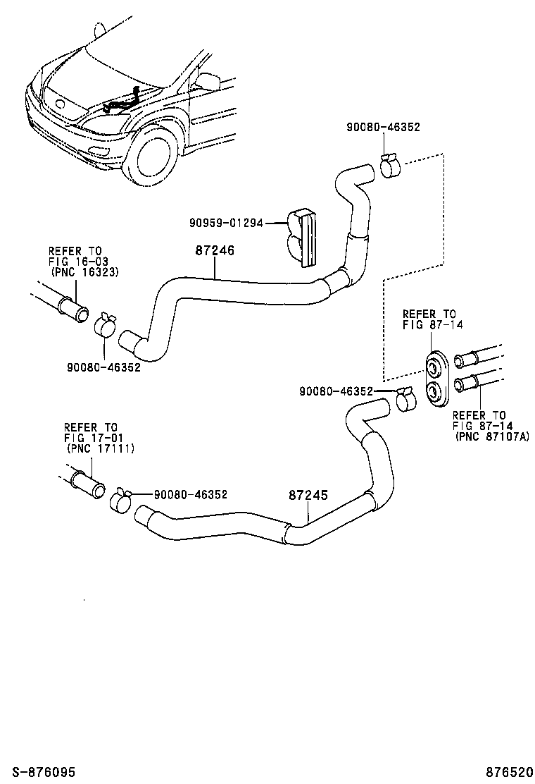  RX330 350 NAP |  HEATING AIR CONDITIONING WATER PIPING