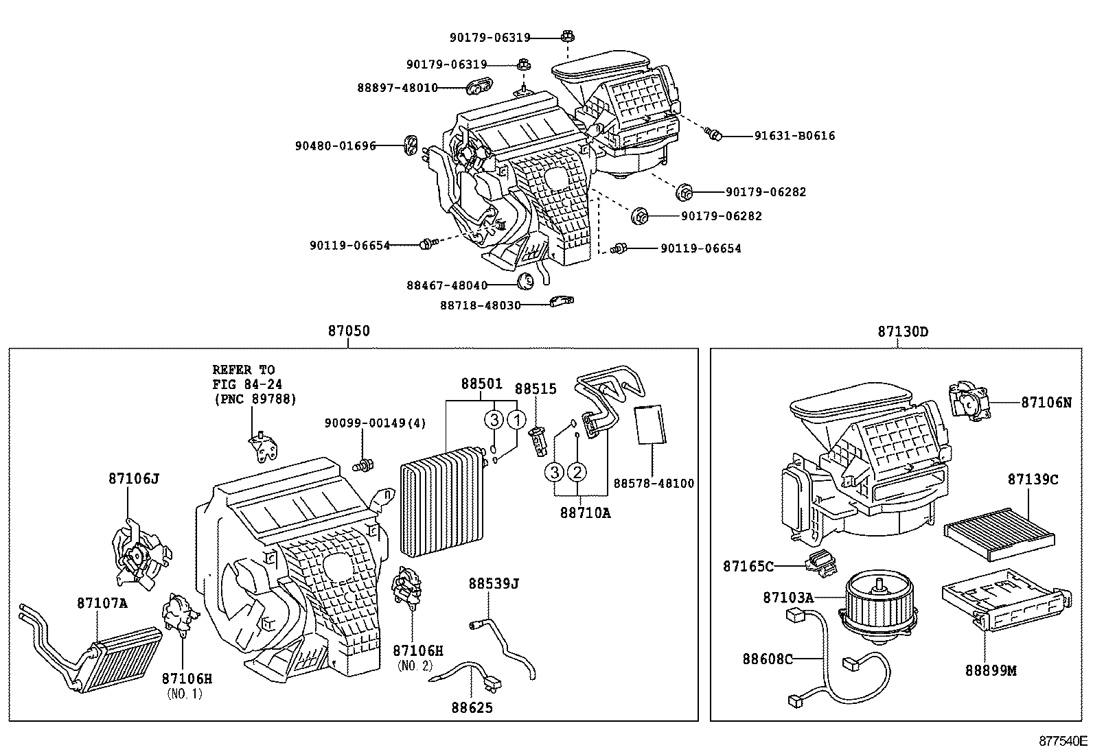  RX400H |  HEATING AIR CONDITIONING COOLER UNIT