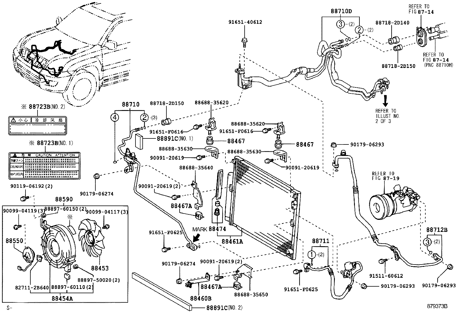  GX470 |  HEATING AIR CONDITIONING COOLER PIPING