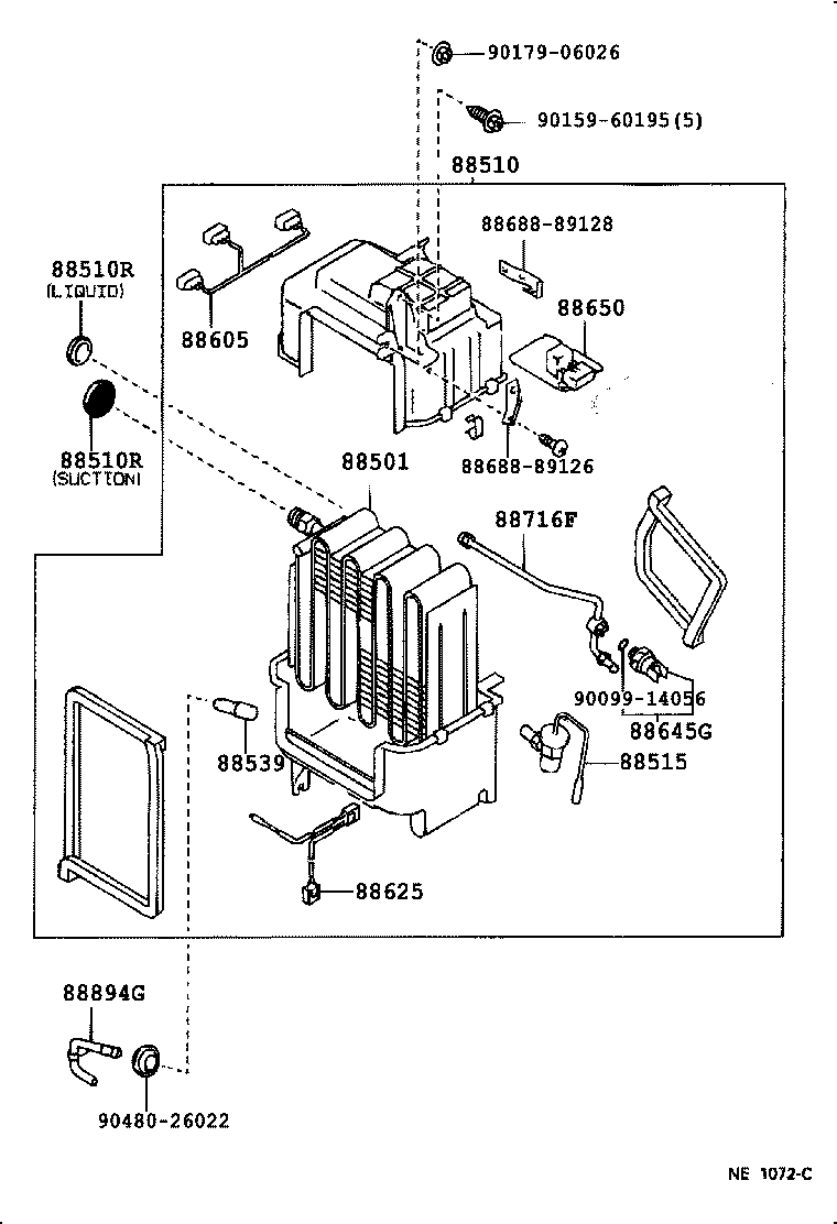  4 RUNNER TRUCK |  HEATING AIR CONDITIONING COOLER UNIT