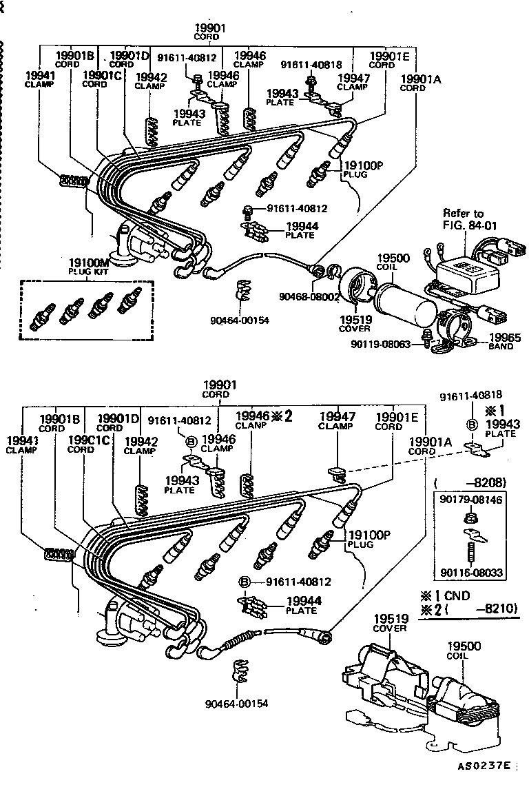  PICKUP |  IGNITION COIL SPARK PLUG