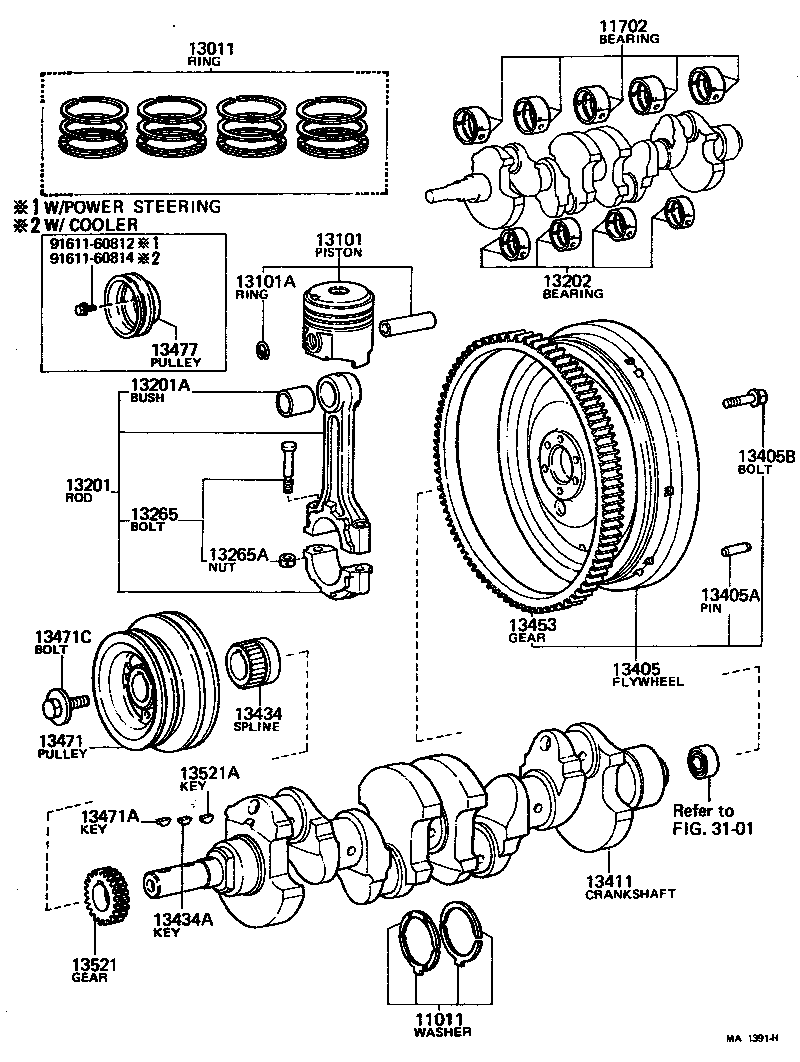 PICKUP |  CRANKSHAFT PISTON