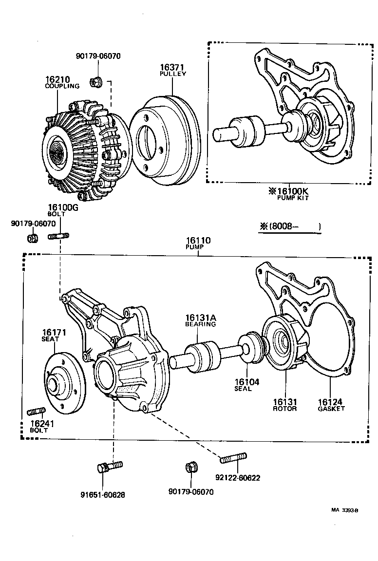  PICKUP |  WATER PUMP