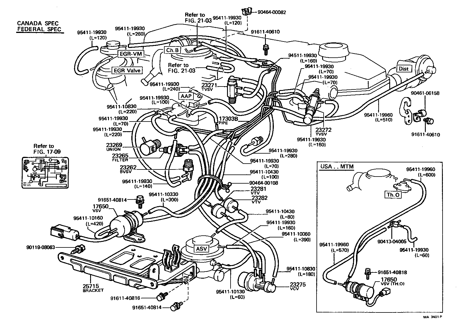  PICKUP |  VACUUM PIPING