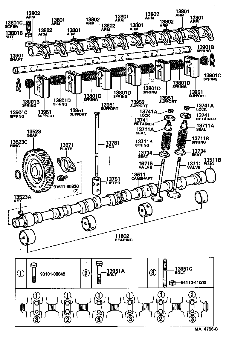  LAND CRUISER 62 |  CAMSHAFT VALVE