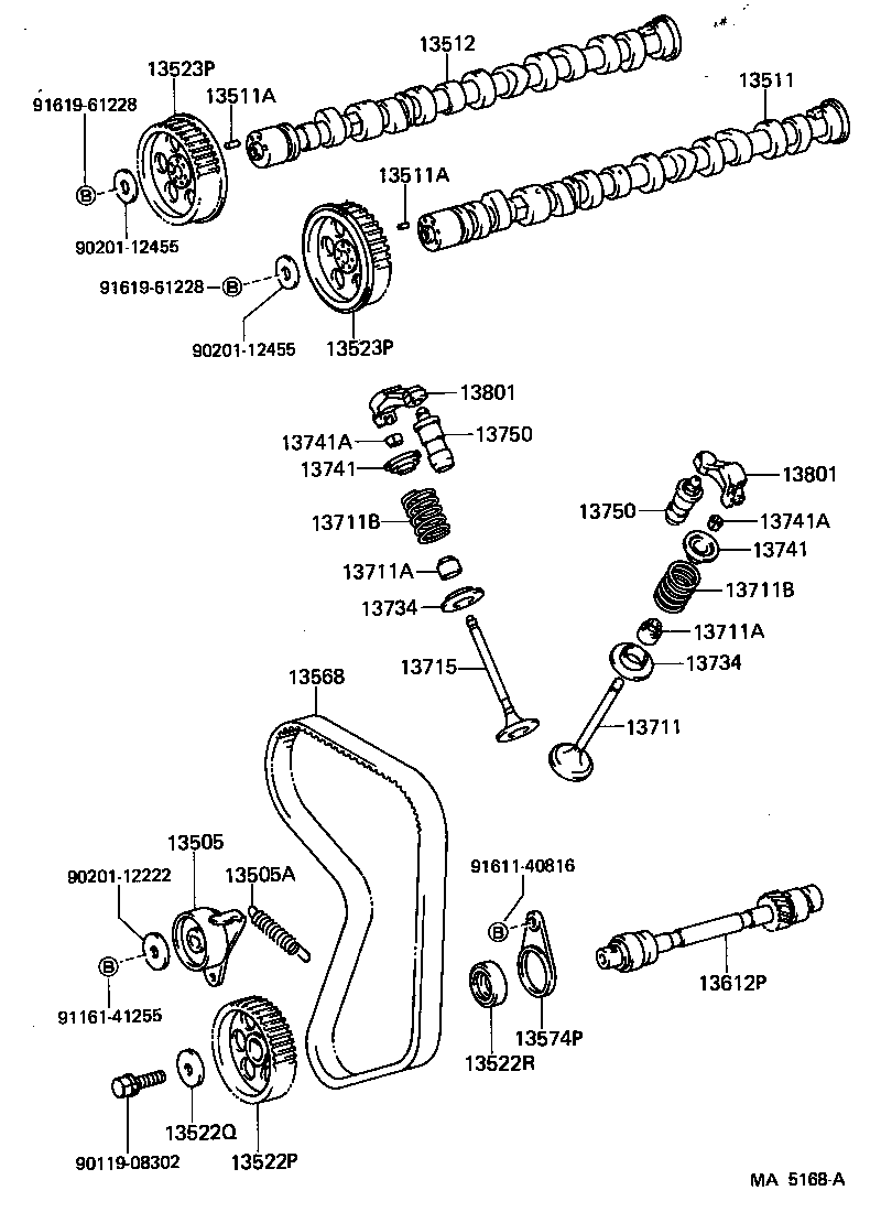  CRESSIDA |  CAMSHAFT VALVE