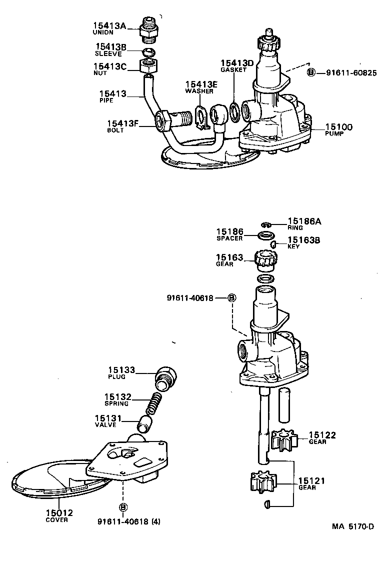  CRESSIDA |  ENGINE OIL PUMP