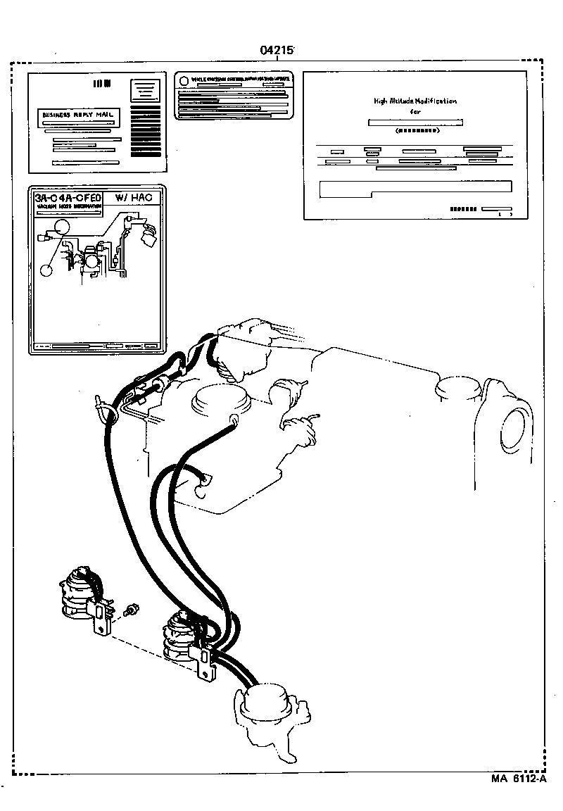  TERCEL |  VACUUM PIPING