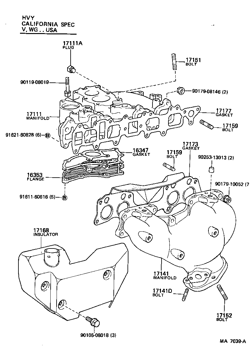  4 RUNNER TRUCK |  MANIFOLD