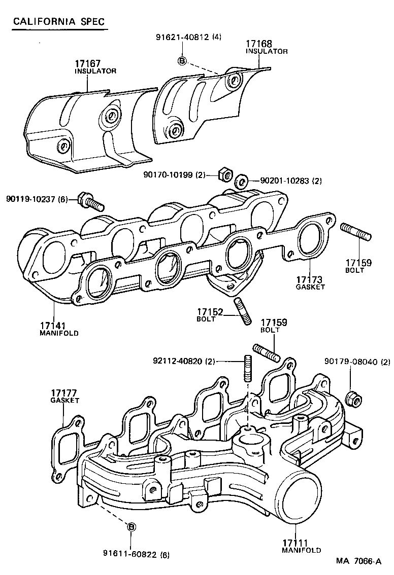  4 RUNNER TRUCK |  MANIFOLD